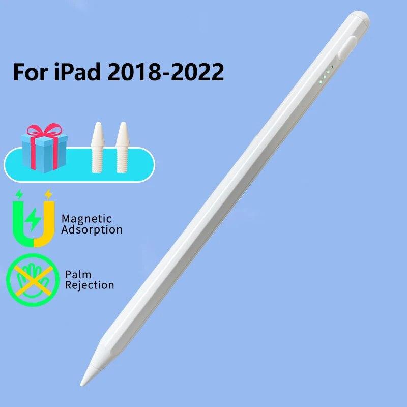 Stylus Pen For Apple Pencil with Led Indicators Palm Rejection Touch Pencil for 2022 2021 2020 2019 2018 iPad 30Min Fast Charge