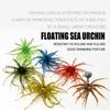 Esca Ricci di Mare 2 Pezzi Silicone Morbido Galleggiante Realistico Attrezzatura da Pesca Dado Esca da Pesca per Acqua Dolce Acqua Salata Fiume Lago