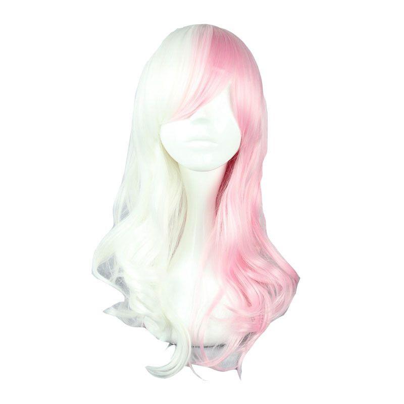 Danganronpa Danganronpa 2 Monomi Pink White Rabbit Cosplay Costume Outfits Wig