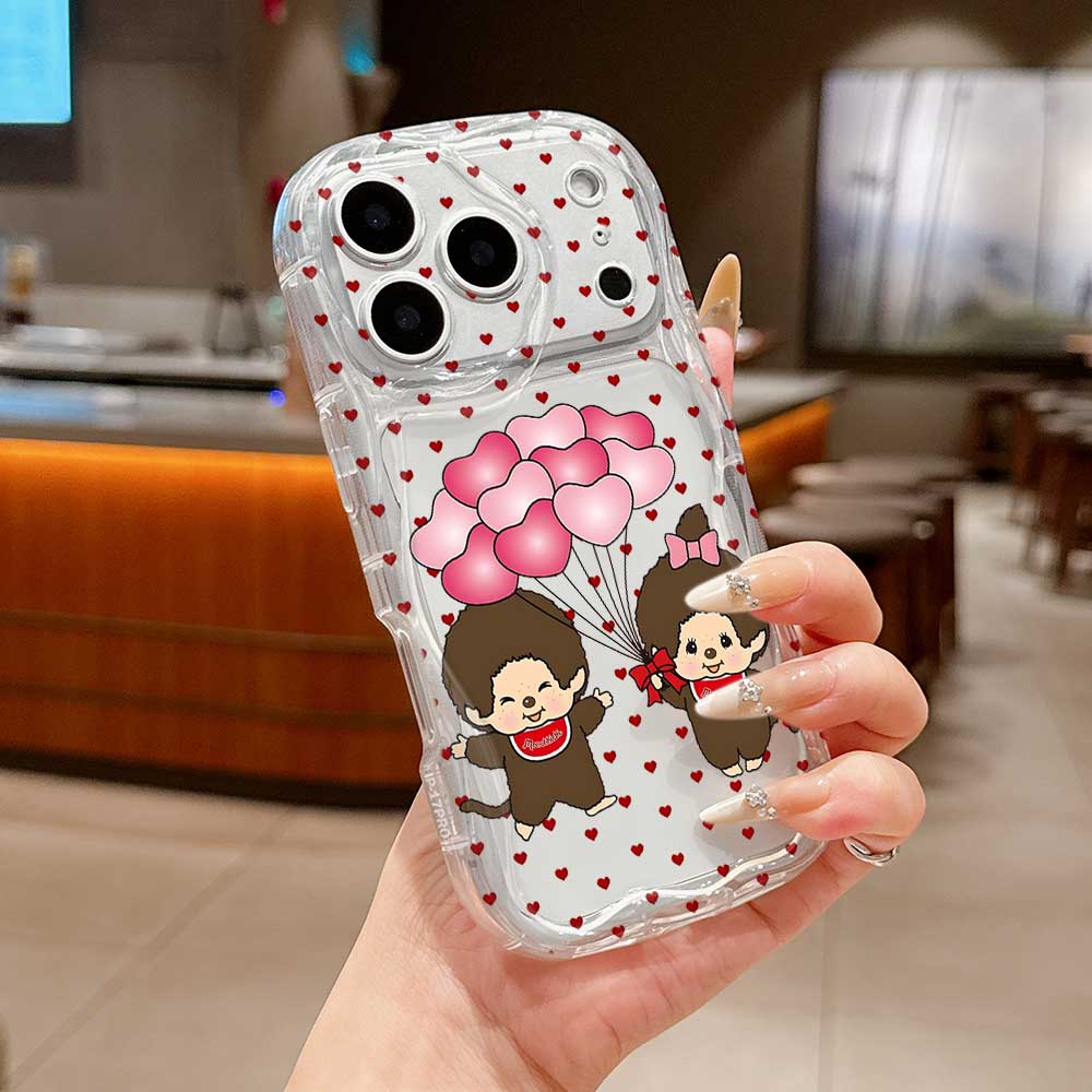 Ins Cute M-Monchhichis Phone Case For Samsung Galaxy A17 M16 A56 A36 A26 A16 A06 A35 A15 A54 A34 A24 A14 A04 A13 A73 A53 4G 5G
