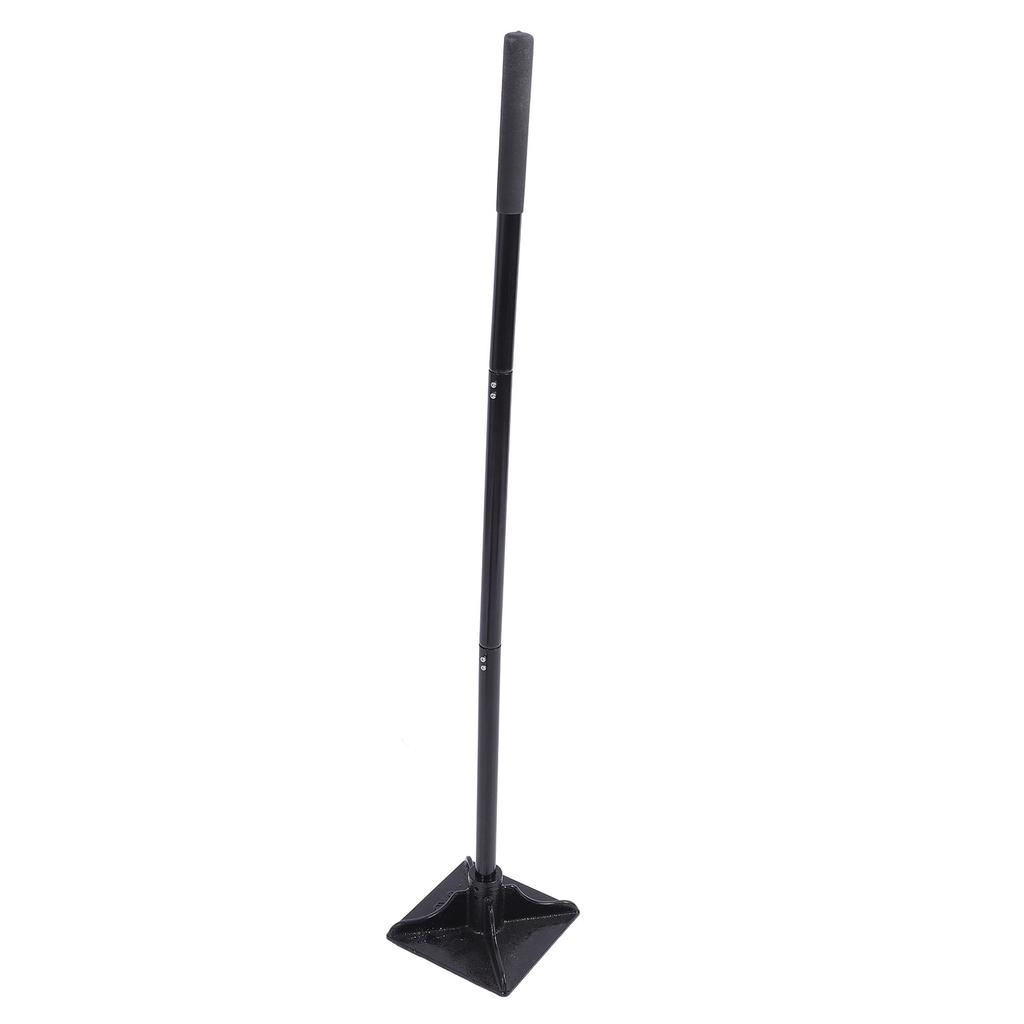 Steel Tamper Tool Garden with 48 Inch Handle Landscaping Compactor Hand Soil Ground Leveler for Installing Pavers