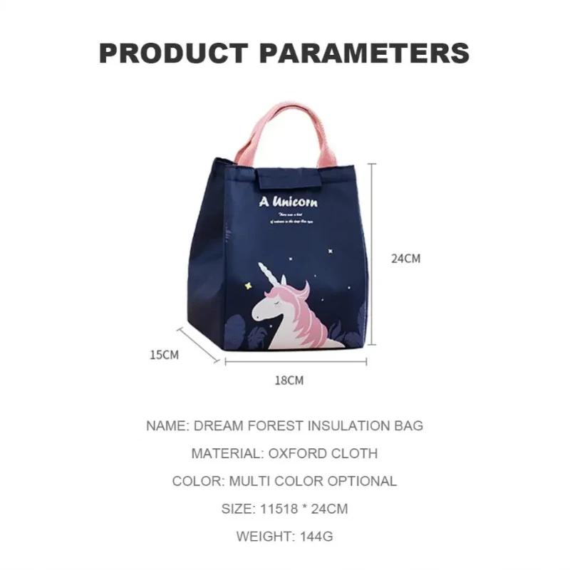 Thermal Bag Insulated Lunch Bag Cooler Bag Picnic Bags Lunch Box Ice Pack Tote Food Lunch Bags Large Capacity For Women Kids