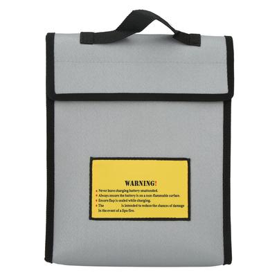 Gray Lipo Battery Safe Bag Lightweight Great Protection Fireproof Explosionproof Bag for Garage Factory