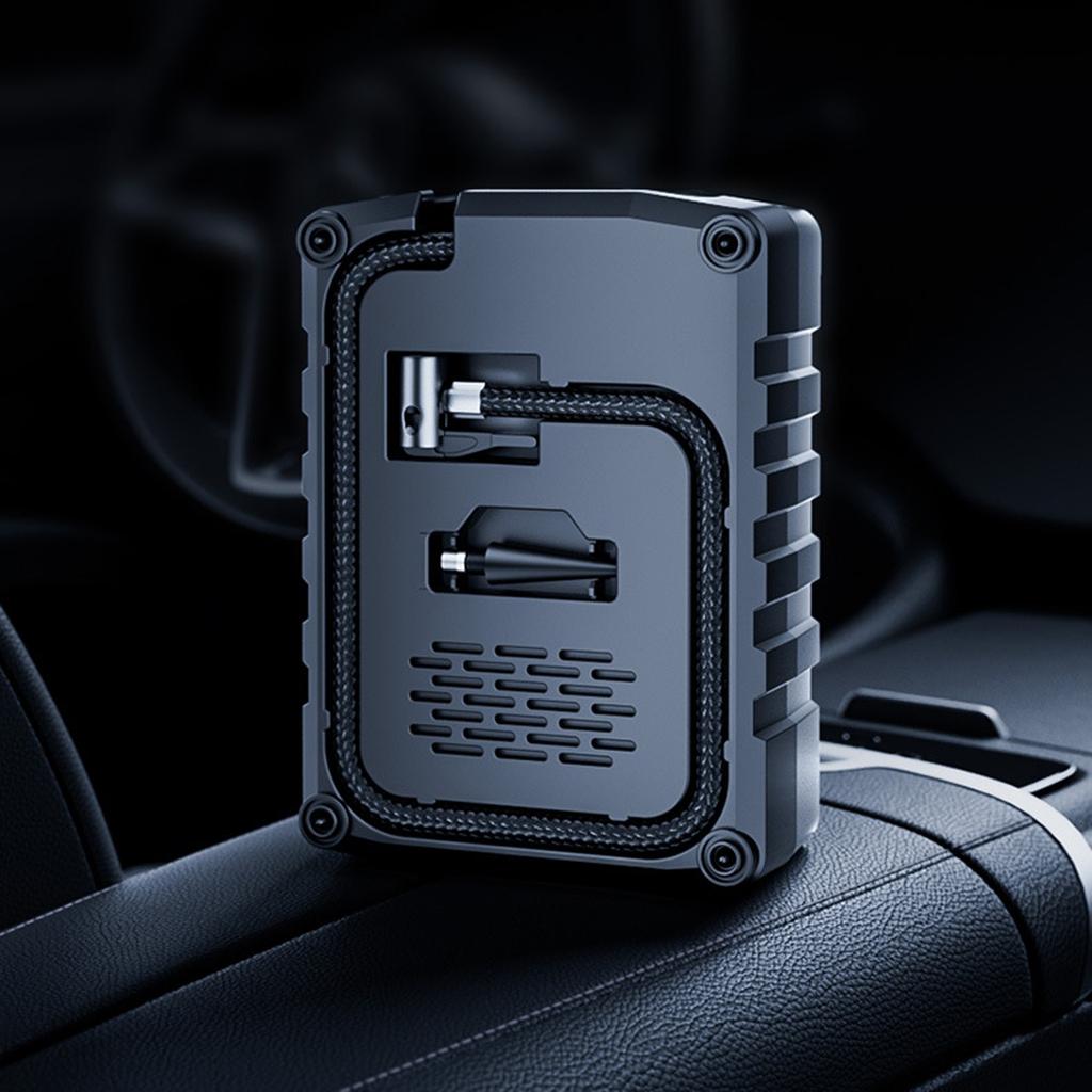 Tragbarer digitaler Reifenfüller, 12V Auto Kompressor mit LCD-Display, Mehrzweck für Autos, LKWs, Motorräder, Fahrräder