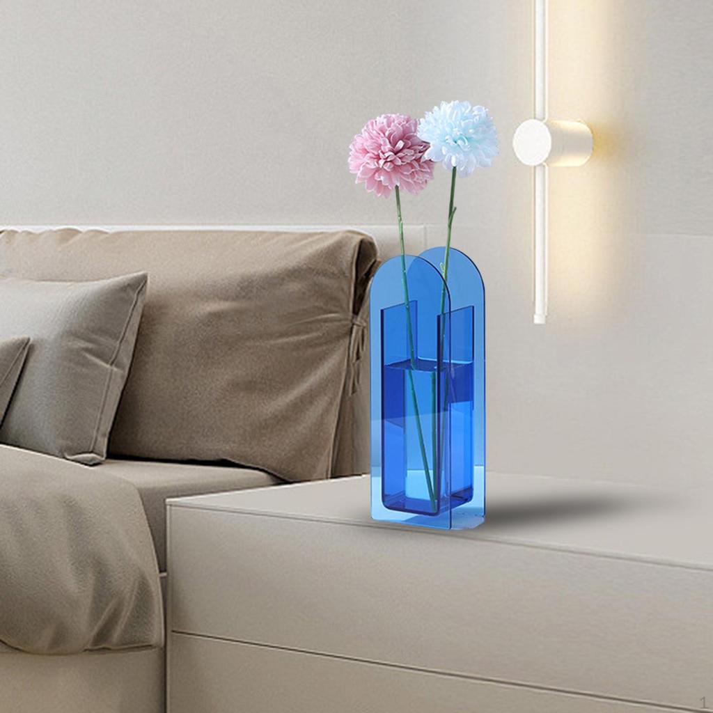 Vaso da Fiori in Acrilico Vasi Decorazioni per Interni Fioriere da Scrivania per Anno Living