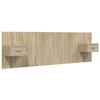 VidaXL Tête de lit avec armoires Chêne sonoma Bois d'ingénierie 3115702
