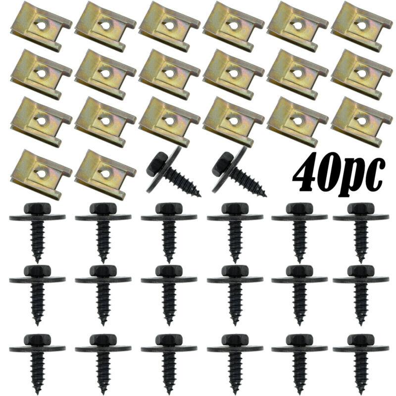 Mud Flaps Clips U Nut Hex Screw For BMW Speed Fastener
