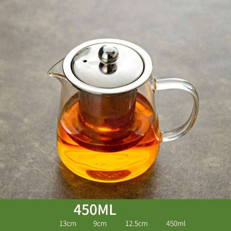 

Стеклянный кофейник PARACITY, нагреваемый открытым пламенем, фильтр из боросиликатного стекла с ручкой, простая бытовая кофейная утварь