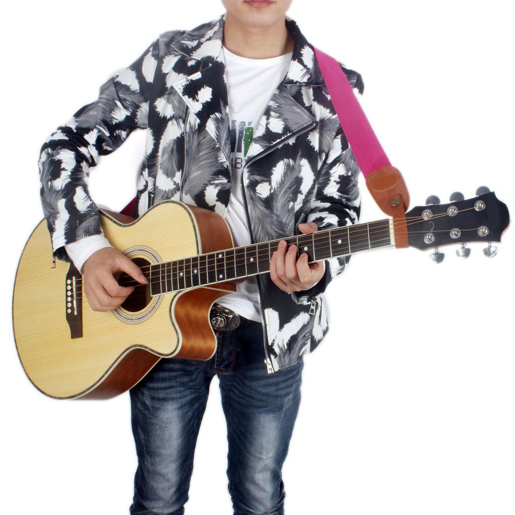 Attache-sangle pour tête de guitare en cuir épais Bouton de sangle de manche de guitare Adaptateur de tête de guitare Lien de sangle de manche de guitare Durable
