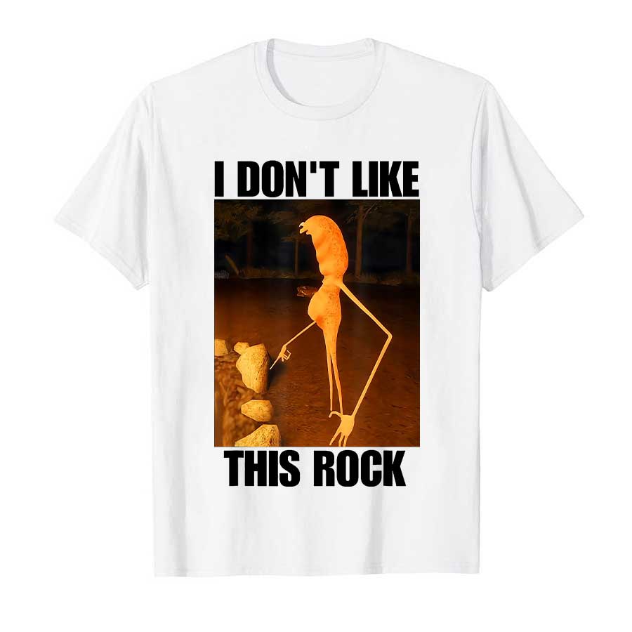 Marcus The Worm I Don't Like This Rock T-shirt for Men Women  T Shirts Short Sleeve Tops
