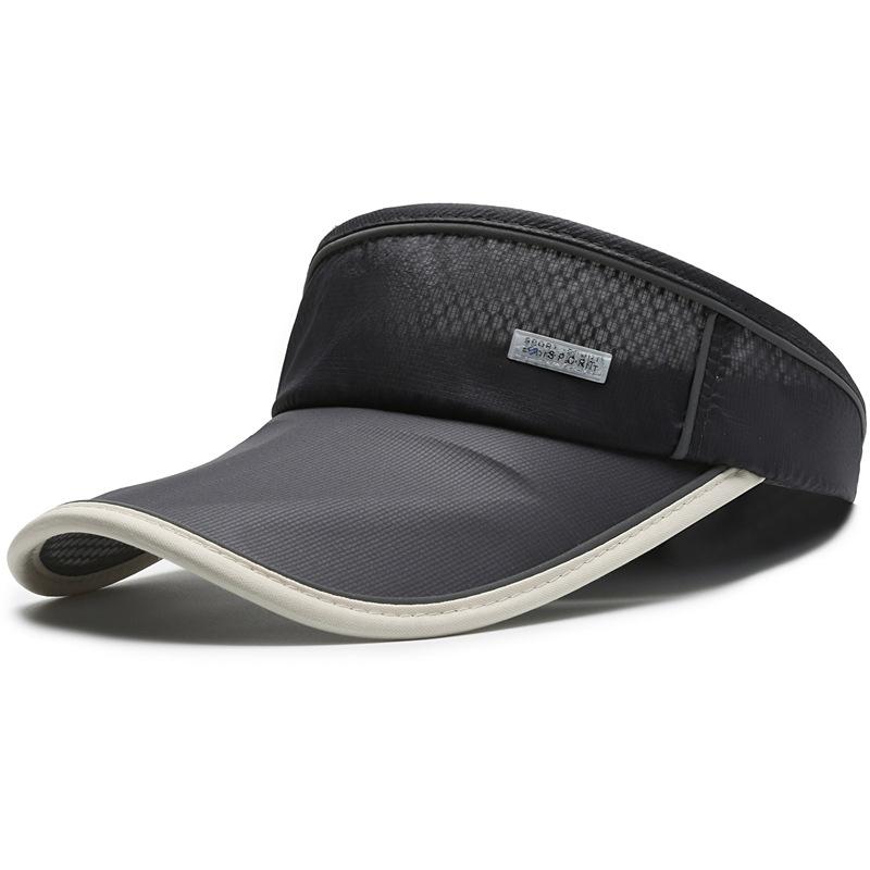 New Empty Hat Women's Summer Can Wear Ponytail Sunscreen Hat Men's Uv Protection Mesh Breathable Sun Hat