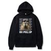Funny Ok I Pull Up Capybara Potisk Mikina Unisex Dámská Móda Mikiny Streetwear Mikiny JDM Automobile Culture