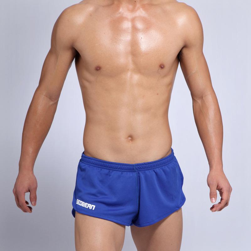 

SEOBEAN Fashionable Men s Sports Fitness Casual Shorts Extra Large синій