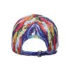 Men Printed Tie-Dye Baseball Cap Women Gradient Graffiti Sunscreen Hat Ponytail Panama Cap Visor Hats Snapback Hat