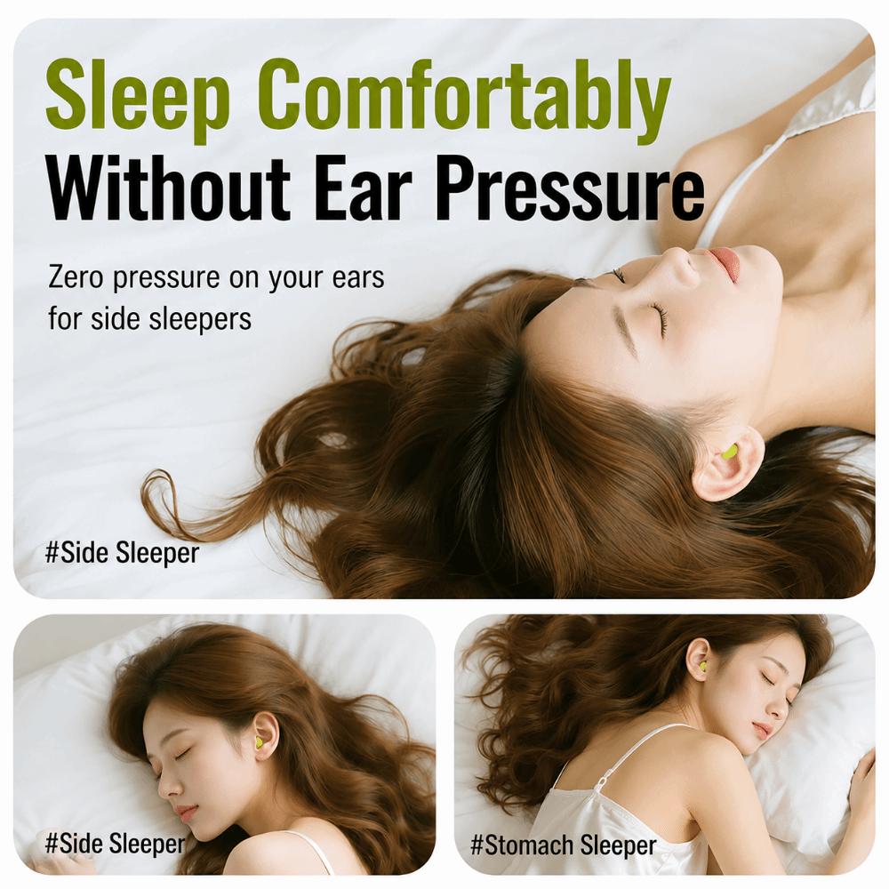 60/120PCS Sponge Sleeping Ear Plugs Multicolor Travel Earplugs Student Dormitory
