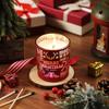 Holiday Laser-Cut Soy Wax Scented Candle - High-End Christmas Ornament & Party Favor