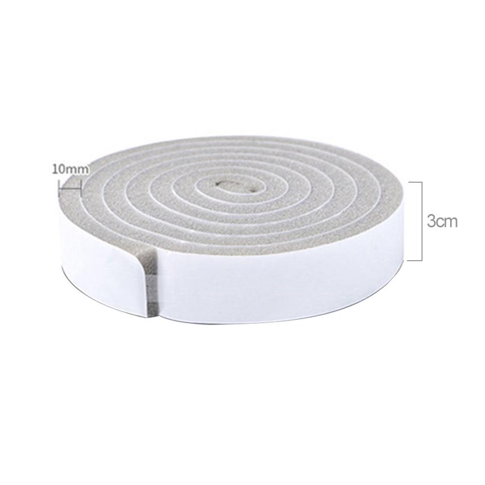 1/2pcs Self-adhesive Sponge Seal Cuttable Waterproof Soundproof Windshield Impact Seal Door Frame Cabinet Wear Protection Tool