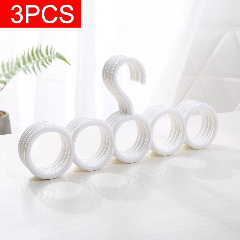 Scarf Hanger and Belt Storage Rack Used for Neckties Belts Scarves Space Saving Multi-purpose Storage Rack Clothing Organizer