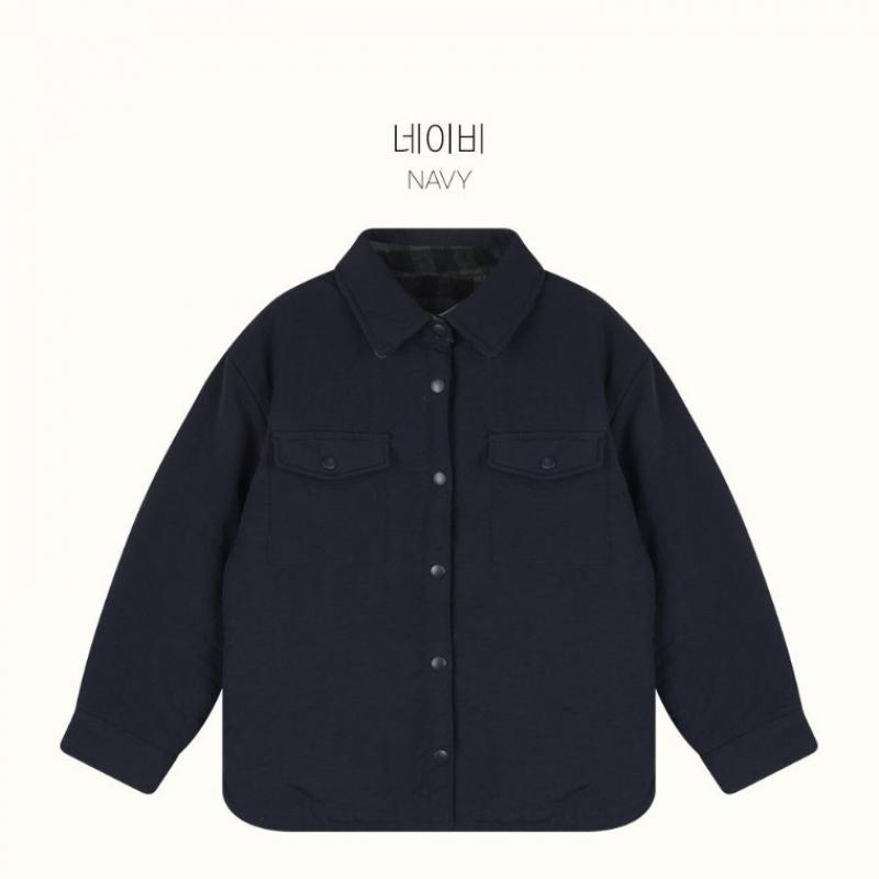  Olivan  Check Pattern Qualifying Jacket  Navy 