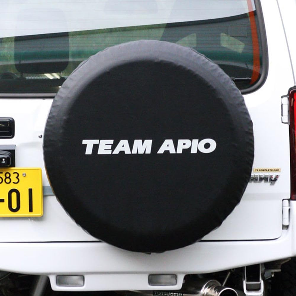 Apio Spare Tire Cover Series Solid 175/80R16, Black, 3013-S3