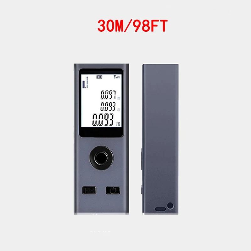 Laser Distance Meter 30M 50M Digital Tape Rangefinder Measuring Tape For Mini USB Charging