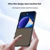 For Samsung Galaxy Z Flip7 5G Case Carbon Fiber Texture Leather+PC Anti-Drop Folding Phone Cover