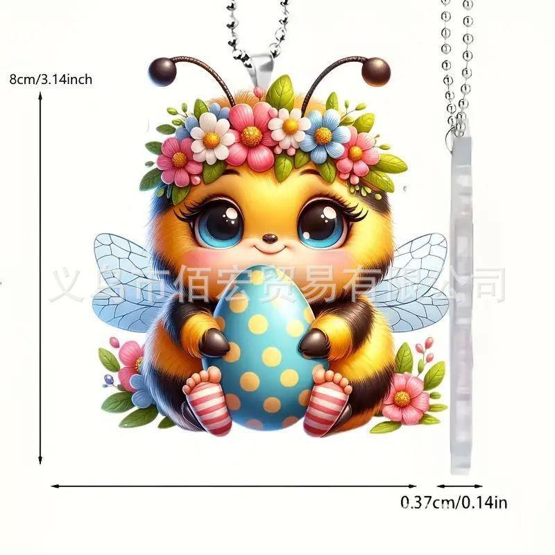 

Уникальный акриловый автомобильный кулон, яркий мультяшный стиль, домашние и автомобильные украшения