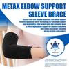 Phiten Elbow Supporter, Soft Type, Black, Sizes L-LL