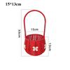 with Handle Imitation Rattan Storage Baskets Handwoven 6 Styles Handhold Weaving Basket Household Vegetable Fruit Flowers Basket