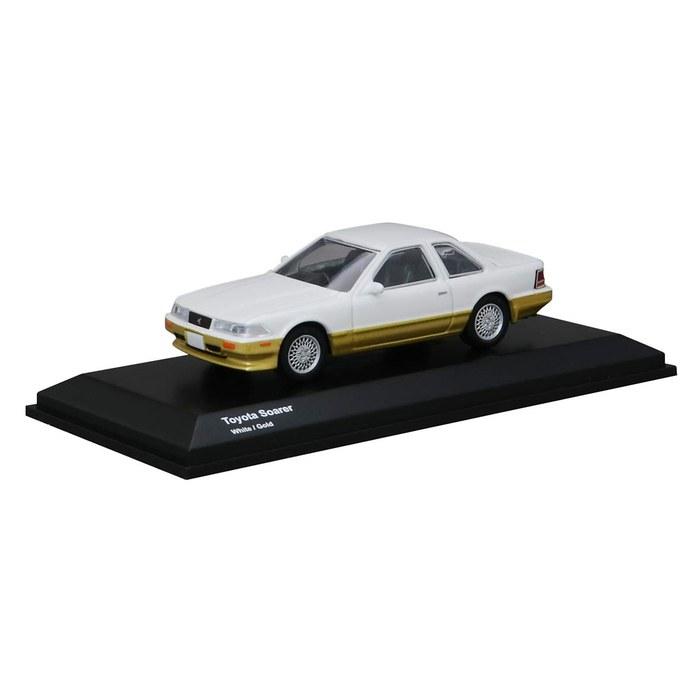 Kyosho Original 1/64 Toyota Soarer White/Gold Finished Limited Multicolor