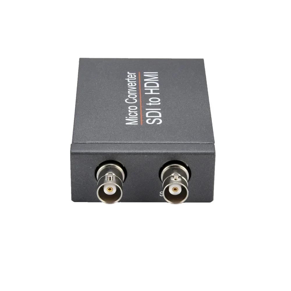 HD 3G SDI To HDMI / HDMI To SDI Video Converter Display Adapter with Loop Audio Auto Format Detection for Camera To TV Monitor