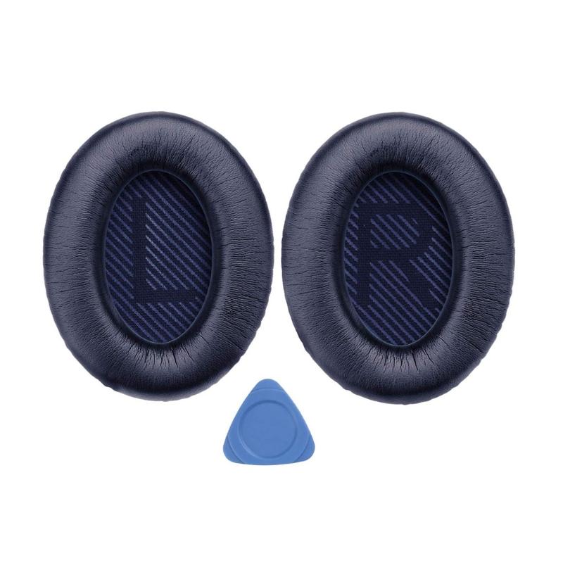 Professional Bose QC35 Ear Pads Replacement – Ear Cups for Bose QuietComfort 35 I/II Over-Ear Headphone, Midnight Blue