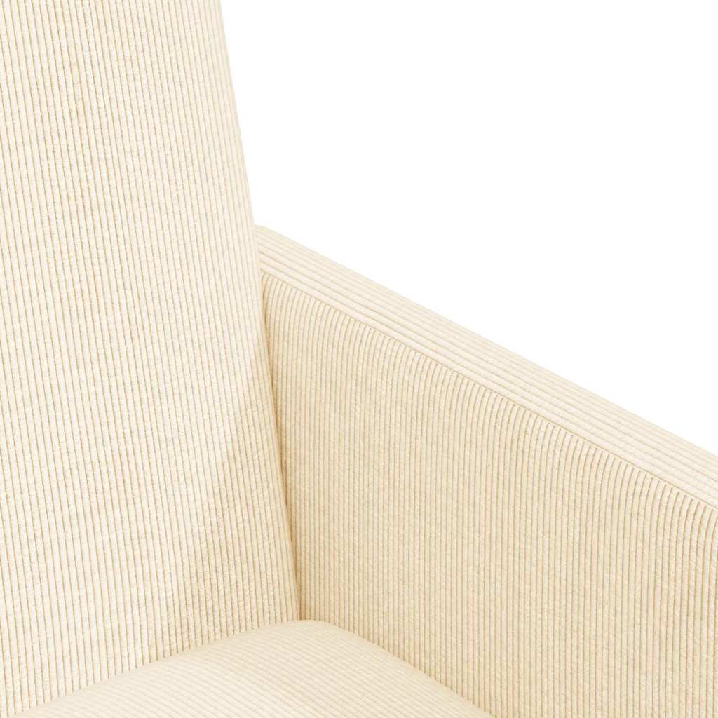 Dining Chairs with Casters 2 pcs Cream 57 x 66 x 94 cm