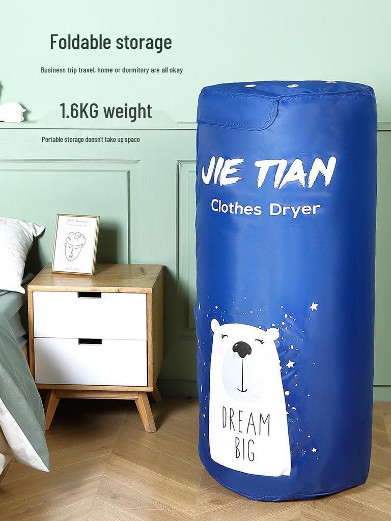 Compact Folding Clothes Dryer for Dorms, Baby, and Small Spaces