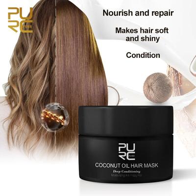 Coconut Oil Hair Mask Deep Conditioning Hair Treatment for Dry Damaged and Color Treated Hair Sulfate Free 50ml