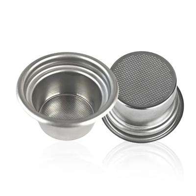 Stainless Steel Espresso Coffee Filter Baskets Reusable 58mm Four-Cups Powder Bowl Home Cafe Coffee Machine Handle Filter Basket