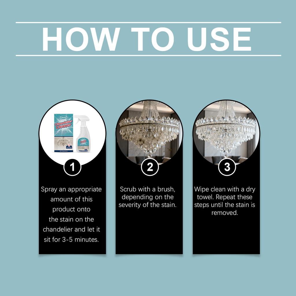 Chandelier Cleaner Daily Household Chandelier Cleaning and Maintenance, Clean and Shiny, Dust Removal Spray