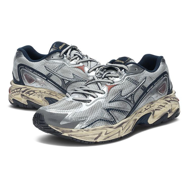 Mizuno Adventure Minimalist Versatile Low-Top Casual Shoes Unisex Casual Shoes Silver D1GH230106