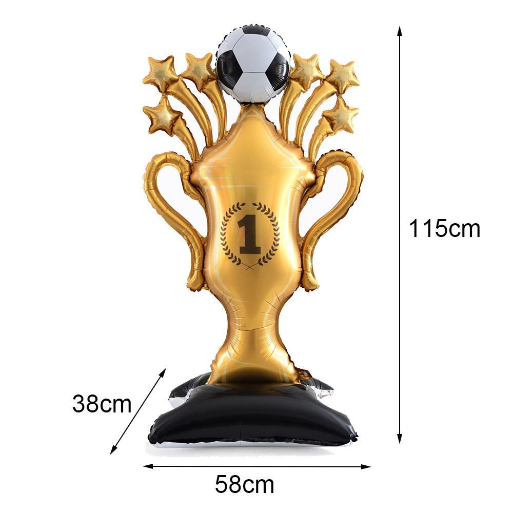 Standing Soccer Foil Balloon Kids Football Theme Birthday Party Baby Shower Decor Football Club Decor Supplies Boys Gifts