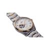 Orient Automatic Mechanical Watch Contemporary Semi-Skeleton Open Heart Men's White Gold 40mm