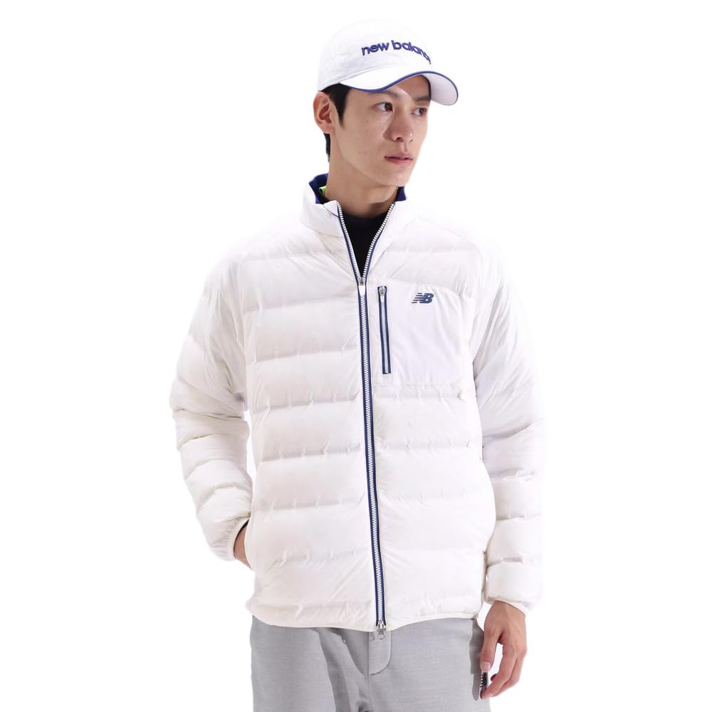

Water Repellent Down Jacket Moisture Absorbing Heat Golf Outerwear 6 [New Balance] Men s (Stretch/Topthermo Generating) / / 012-3220006 030_White