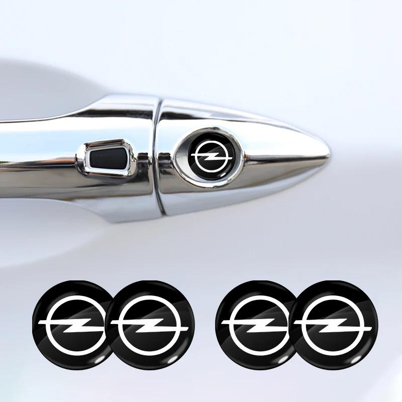 Car Lock Keyhole Stickers Door Lock Protect Car 3D Stickers For Opel Astra J G Insignia L25 Corsa D Vectra C Zafira a Auto Gadgets