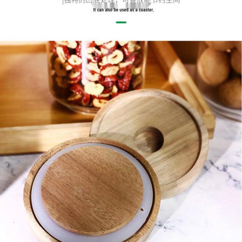 

Heat-Resistant Glass Storage Jar for Grains, Coffee, and Tea – Sealed Transparent Kitchen Container