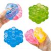 Colorful Cube Maltose Squeeze Toy Squishy Sensory Fidget Toys Bright Soft Fun Relieve Anxiety Decompression Toy for Kids Adult