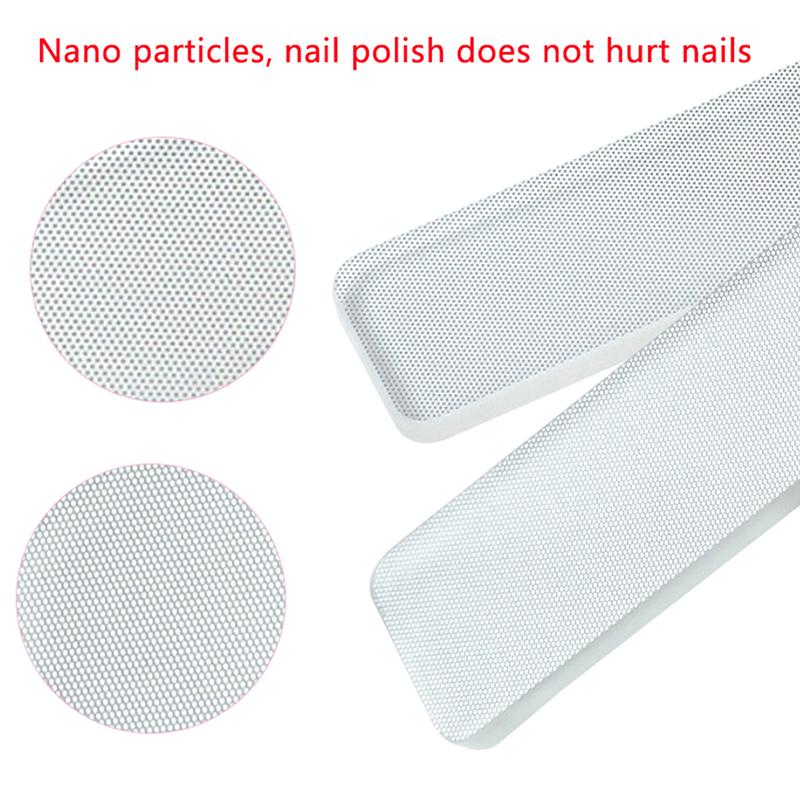 Nano Glass Nail Buffer File Manicure Files Nail Glass Polishing File Buffing