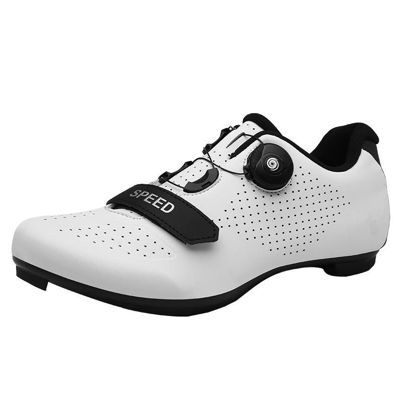 

Новые велотуфли с замками, мужские и женские туфли для шоссейного велоспорта, мощные гоночные туфли, велотуфли с жесткой подошвой и замками 47