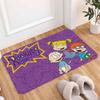 Cartoon Funny R-Rugrats Floor Mat Printed Flannel , Suitable For Bathrooms, Kitchens, Entrances, And Other Decorate Home