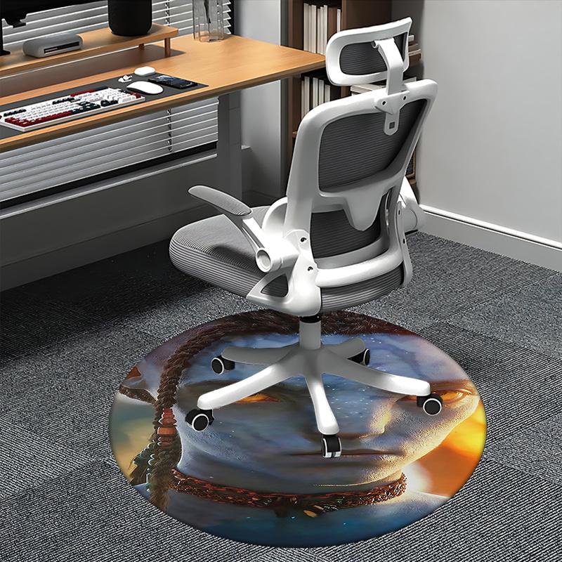 

Avatar Inspired Chair Mat Round Carpet for Home Decor, Office Use, Living Room, Bedroom, Gift Idea0223b 80cm by 80cm