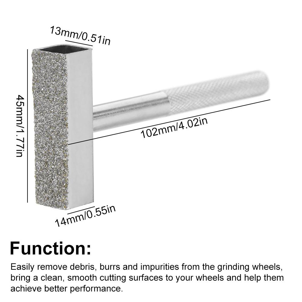 Thicken Stone Dresser -coated Bench Grinder Dressing Tool Sharpening Stone
