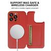 For iPhone 14 Pro Magnetic Case RCS Eco Friendly Flip Phone Cover with Kickstand RFID Blocking